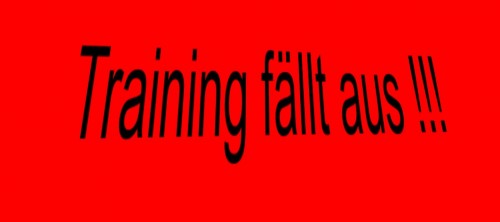Kein Trainingsbetrieb im November
